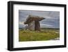 The Poulnabrone dolmen, prehistoric slab burial chamber, The Burren, County Clare, Munster, Republi-Nigel Hicks-Framed Photographic Print