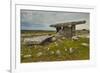 The Poulnabrone dolmen, prehistoric slab burial chamber, The Burren, County Clare, Munster, Republi-Nigel Hicks-Framed Photographic Print