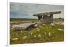 The Poulnabrone dolmen, prehistoric slab burial chamber, The Burren, County Clare, Munster, Republi-Nigel Hicks-Framed Photographic Print