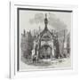 The Poultry-Cross, at Salisbury, Restored-null-Framed Giclee Print