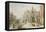 The Poultry Cross at Salisbury-Louise J. Rayner-Framed Stretched Canvas