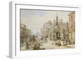 The Poultry Cross at Salisbury-Louise J. Rayner-Framed Giclee Print