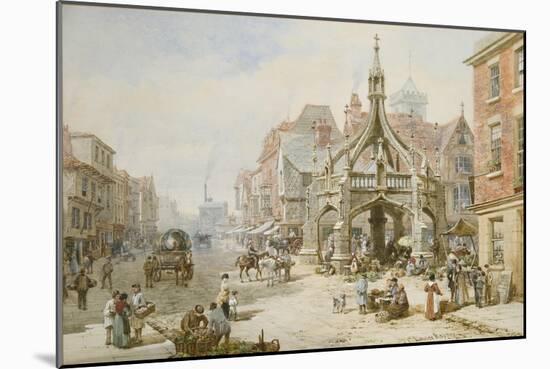 The Poultry Cross at Salisbury-Louise J. Rayner-Mounted Giclee Print