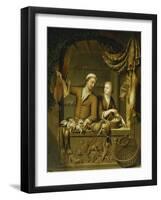 The Poultry Sellers, 1727-Willem Van Mieris-Framed Giclee Print