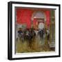The Poussin Exhibition-Bernard Dunstan-Framed Giclee Print