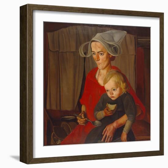 The Poverty, 1925-Boris Dmitryevich Grigoriev-Framed Giclee Print