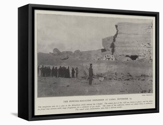 The Powder-Magazine Explosion at Cairo, 19 November-null-Framed Stretched Canvas