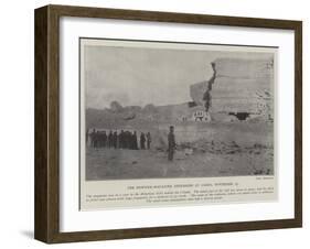 The Powder-Magazine Explosion at Cairo, 19 November-null-Framed Giclee Print