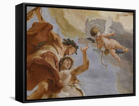 The Power of Eloquence-Giambattista Tiepolo-Framed Stretched Canvas