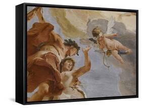 The Power of Eloquence-Giambattista Tiepolo-Framed Stretched Canvas