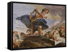 The Power of Eloquence-Giambattista Tiepolo-Framed Stretched Canvas