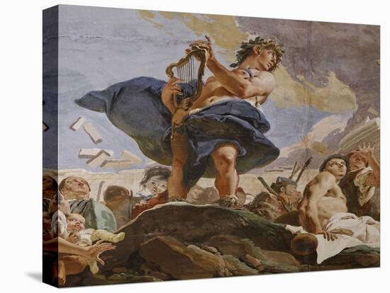The Power of Eloquence-Giambattista Tiepolo-Stretched Canvas