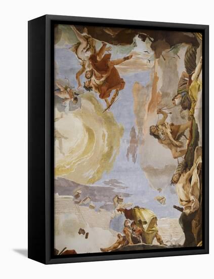 The Power of Eloquence-Giambattista Tiepolo-Framed Stretched Canvas