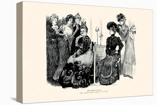 The Power of Gold-Charles Dana Gibson-Stretched Canvas