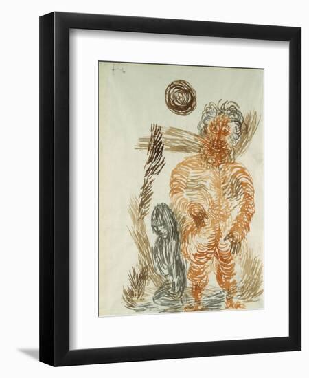 The Power of the Giant; Gewalt Den Riesen-Paul Klee-Framed Premium Giclee Print