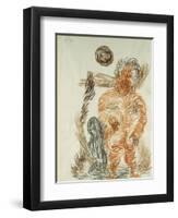 The Power of the Giant; Gewalt Den Riesen-Paul Klee-Framed Premium Giclee Print