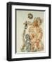 The Power of the Giant; Gewalt Den Riesen-Paul Klee-Framed Premium Giclee Print