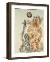 The Power of the Giant; Gewalt Den Riesen-Paul Klee-Framed Giclee Print