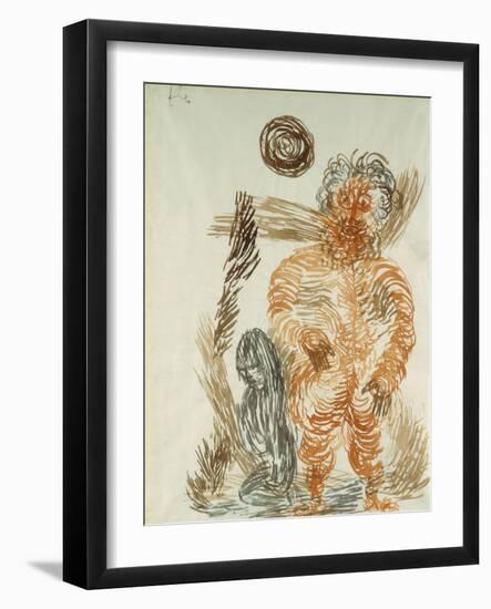 The Power of the Giant; Gewalt Den Riesen-Paul Klee-Framed Giclee Print