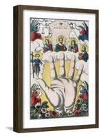 The Powerful Hand, 19th Century-null-Framed Giclee Print