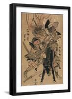 The Powerful Tomoe Gozen, C.1810-Katsukawa Shuntei-Framed Giclee Print