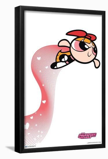 The Powerpuff Girls - Blossom Heart Lines-Trends International-Framed Poster