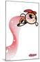 The Powerpuff Girls - Blossom Heart Lines-Trends International-Mounted Poster