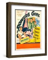 The Powers Girl, Benny Goodman on window card, 1943-null-Framed Art Print