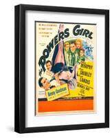 The Powers Girl, Benny Goodman on window card, 1943-null-Framed Art Print