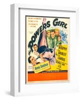 The Powers Girl, Benny Goodman on window card, 1943-null-Framed Art Print