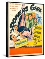 The Powers Girl, Benny Goodman on window card, 1943-null-Framed Stretched Canvas