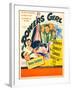 The Powers Girl, Benny Goodman on window card, 1943-null-Framed Art Print