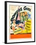 The Powers Girl, Benny Goodman on window card, 1943-null-Framed Art Print