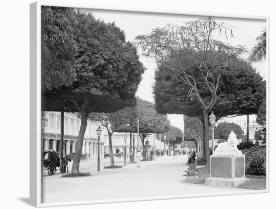 The Prado at Central Park, Havana, Cuba-null-Framed Photo