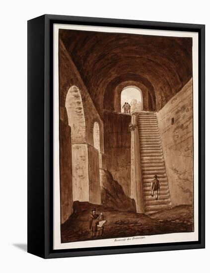 The Praetorian Reservoir, 1833-Agostino Tofanelli-Framed Stretched Canvas