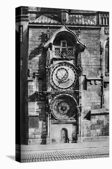 The Prague Astronomical Clock, Czechoslovakia, C1930s-null-Stretched Canvas