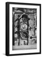 The Prague Astronomical Clock, Czechoslovakia, C1930s-null-Framed Giclee Print