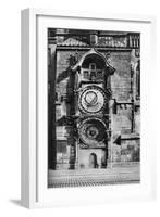 The Prague Astronomical Clock, Czechoslovakia, C1930s-null-Framed Giclee Print