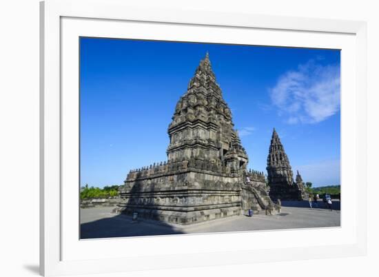 The Prambanan Temple Complex, UNESCO World Heritage Site, Java, Indonesia, Southeast Asia, Asia-Michael Runkel-Framed Photographic Print