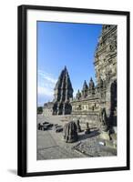 The Prambanan Temple Complex, UNESCO World Heritage Site, Java, Indonesia, Southeast Asia, Asia-Michael Runkel-Framed Photographic Print