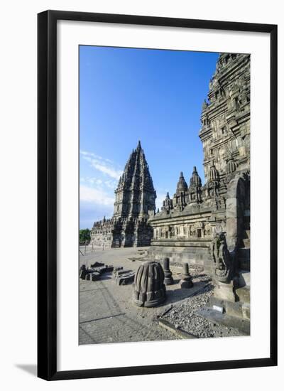 The Prambanan Temple Complex, UNESCO World Heritage Site, Java, Indonesia, Southeast Asia, Asia-Michael Runkel-Framed Photographic Print