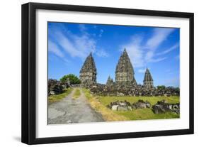 The Prambanan Temple Complex, UNESCO World Heritage Site, Java, Indonesia, Southeast Asia, Asia-Michael Runkel-Framed Photographic Print