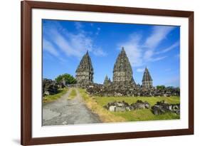 The Prambanan Temple Complex, UNESCO World Heritage Site, Java, Indonesia, Southeast Asia, Asia-Michael Runkel-Framed Photographic Print