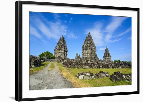 The Prambanan Temple Complex, UNESCO World Heritage Site, Java, Indonesia, Southeast Asia, Asia-Michael Runkel-Framed Photographic Print