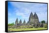 The Prambanan Temple Complex, UNESCO World Heritage Site, Java, Indonesia, Southeast Asia, Asia-Michael Runkel-Framed Stretched Canvas