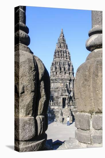 The Prambanan Temple Complex, UNESCO World Heritage Site, Java, Indonesia, Southeast Asia, Asia-Michael Runkel-Stretched Canvas