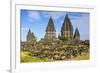 The Prambanan Temple Complex, UNESCO World Heritage Site, Java, Indonesia, Southeast Asia, Asia-Michael Runkel-Framed Photographic Print