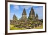 The Prambanan Temple Complex, UNESCO World Heritage Site, Java, Indonesia, Southeast Asia, Asia-Michael Runkel-Framed Photographic Print