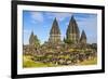 The Prambanan Temple Complex, UNESCO World Heritage Site, Java, Indonesia, Southeast Asia, Asia-Michael Runkel-Framed Photographic Print