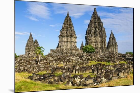 The Prambanan Temple Complex, UNESCO World Heritage Site, Java, Indonesia, Southeast Asia, Asia-Michael Runkel-Mounted Photographic Print